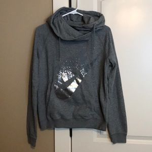 Grey high neck Nike sweatshirt
